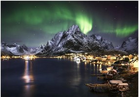 Самозалепващ се фототапет - Aurora borealis - 441x315