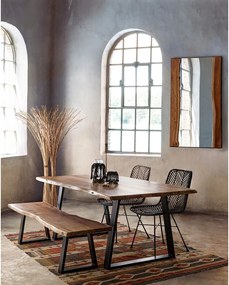 Пейка от масивно дърво в естествен цвят Artur – Bizzotto