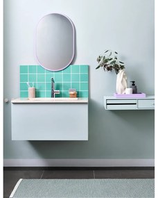 Светлозелена пътека за открито и закрито 60x250 cm Mono Sage Army – Pappelina