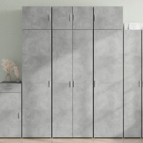 Sonata H Шкаф за съхранение бетонно сив 70x42,5x225 см инженерно дърво