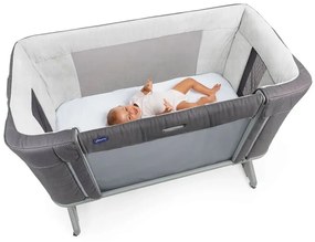 CHICCO Кошара с падаща преграда NEXT 2 ME FOREVER MOON GREY