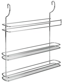 Висяща стойка за кухненски кърпи от хромирана стомана в сребристо Lonardo – Metaltex