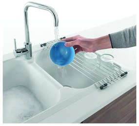 Мрежа за капково напояване от неръждаема стомана над мивката Tex - Metaltex