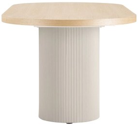 Трапезна маса с ясенов плот 100x220 cm Solva – House Nordic