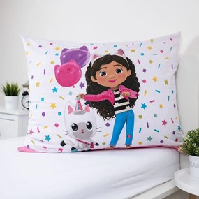 Единично памучно детско спално бельо 140x200 cm Gabby's Dollhouse "Confetti" – Jerry Fabrics