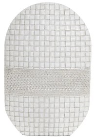 Ваза DKD Home Decor Бял Смола Модерен (30 x 10 x 45 cm)