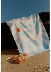 Синя плажна кърпа , 175 x 90 cm Sun Face - Sunnylife