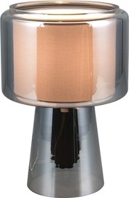 Сива настолна лампа (височина 29 cm) Rocka – Trio