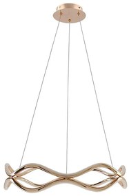 LED полилей на кабел VAVE LED/28W/230V розово злато