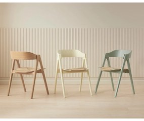 Трапезен стол от букова дървесина с ратанова седалка Findahl от Hammel Mette - Hammel Furniture