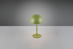 Зелена LED настолна лампа с метален абажур (височина 21 cm) Munoz – Reality