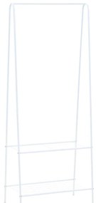 246725 vidaXL Щендер за дрехи, 59x35x150 см, бял
