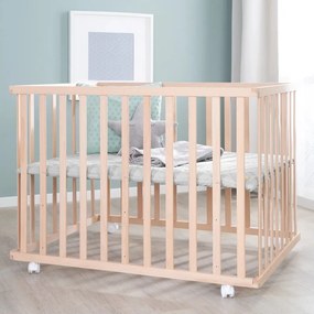 Сива кошара за игра от букова дървесина 75x100 cm Roba style - Roba