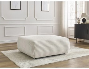 Кремава табуретка от рипсено кадифе Lucien – Bobochic Paris