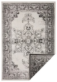 Черно-кремав килим за открито , 80 x 150 cm Borbon - NORTHRUGS