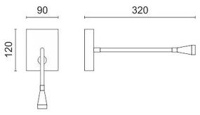 Аплика LED 5855