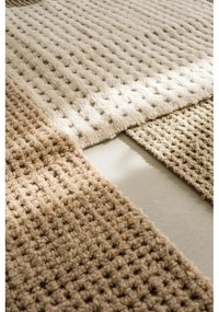 Ръчно изработен вълнен килим подходящ за пране в цвят слонова кост 140x200 cm Unexpected Wool – Lorena Canals