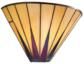Endon 64046 - Стенно осветително тяло Tiffany DARK STAR 1xE14/40W/230V
