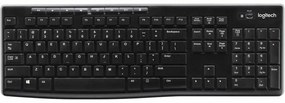 Безжична клавиатура Logitech френски Черен AZERTY