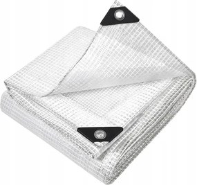 Прозрачен брезент 100 GSM, UV защита 3 % 4m x 4m