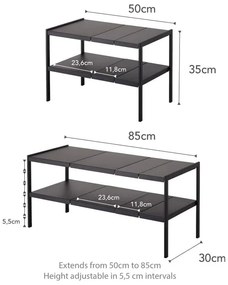 Метален допълнителен рафт Tower - YAMAZAKI