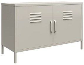 Кремаво метално шкафче 100x64 cm Bradford – Støraa