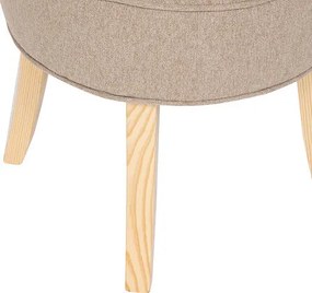 Табуретка atmosphera Firmin, Кадифе, Бежов
