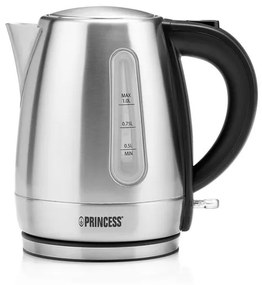Чайник Princess 236023 1 L 2200W Неръждаема стомана Черен Сив (1 L)