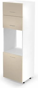 Колонен шкаф за фурна Vento DP-60/214 60см Бежов гланц