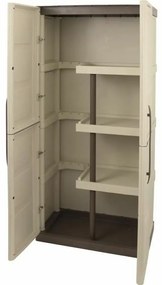 Шкаф TOOD Бежов Сив Смола 60 Kg 20 kg 70 x 39 x 165 cm