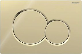 Geberit 115.770.DT.5 - Бутон за промиване Sigma01 Round 24,6 x 16,4 см, месинг