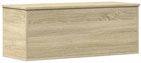 840683 vidaXL Кутия за съхранение дъб сонома 90x35x35 см инженерно дърво