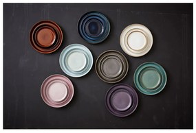 Черна/синя десертна глинена чиния ø 17 cm Gastro Dark Blue/Black – Bitz