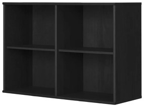 Черна висяща библиотека от декор от ясен 89x61 cm Mistral – Hammel Furniture