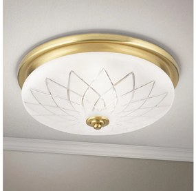 Orion DL 7-791/37 - Плафон PORTO 2xE27/40W/230V Ø 37 см златист