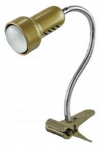 Лампа с щипка LOLEK 1xE14/24W/230V златиста