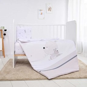 LORELLI Classic Сет от 3 части COSY LITTLE RABBITS СИВО