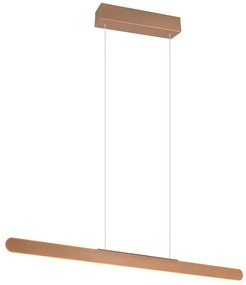 Кафяво LED висящо осветително тяло Helios - Trio