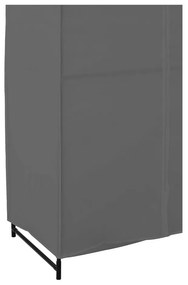 Сив текстилен гардероб 90x160 cm Dara – Premier Housewares