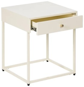 Кремаво нощно шкафче Nara – Ixia