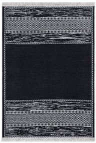 Килим (60 x 100) 23003A - Бял, Черно Бял
Черен