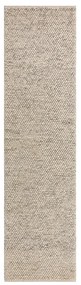 Светлосива ръчно изработена пътека със смес от вълна 60x230 cm Minerals – Flair Rugs