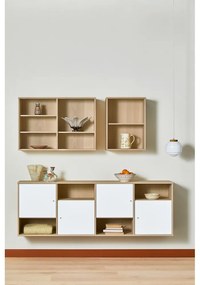 Телевизор в дъбов декор в бял и естествен цвят 176x61 cm Mistral - Hammel Furniture