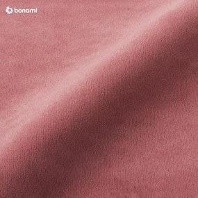 Розов кадифен разтегателен диван с място за съхранение 247 cm Lazaro – ELTAP