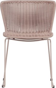 Бежови градински столове в комплект 2 бр. от изкуствен ратан Wings – WOOOD