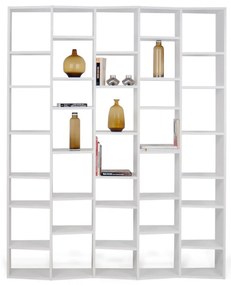 Бяла библиотека 182x224 cm Valsa – TemaHome