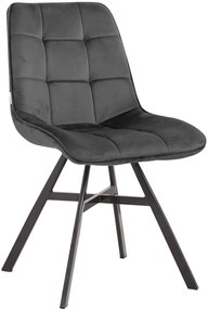 Кухненски стол Gina-Сив (2) парчета