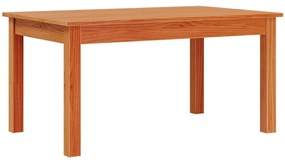 847176 vidaXL Кафе маса, восъчнокафяв, 80x50x40 см, борово дърво масив