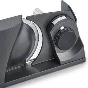Уред за рязане - слайсер Graef MYtiny MT1006EU, 170W, 17 см, 0-15 мм, Детска защита, Сгъваем, Антрацит
