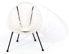 Детско кресло от бял ратан , 50,5 x 62 x 55,5 cm Avocado - Bonami Essentials